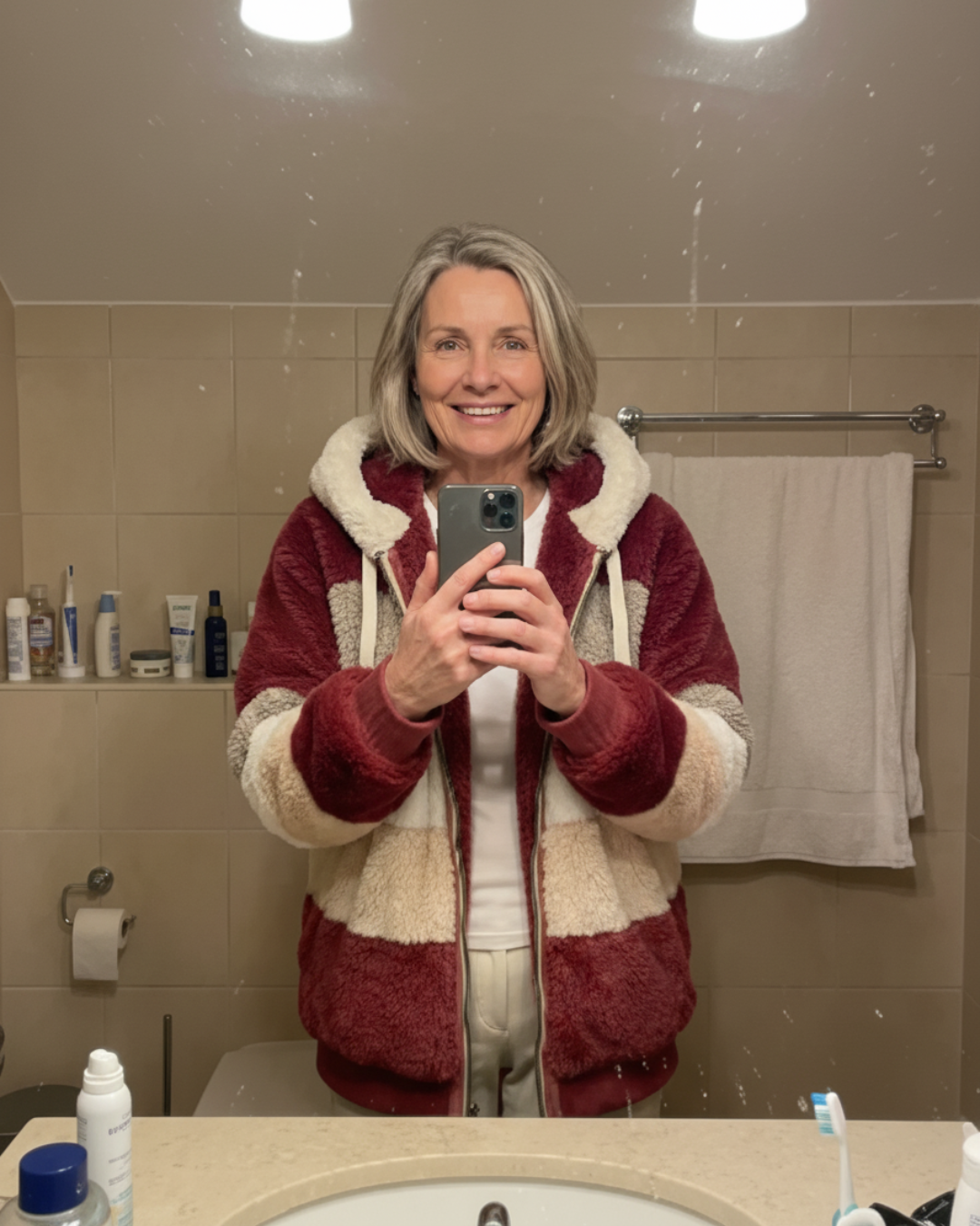 Coloured Plush Jacket