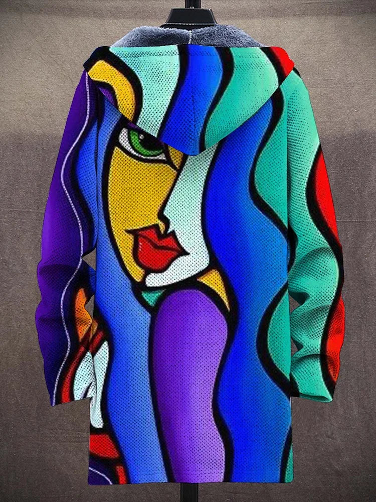 Allira™ - Luxurious Art-Inspired Zip-Up Hoodie