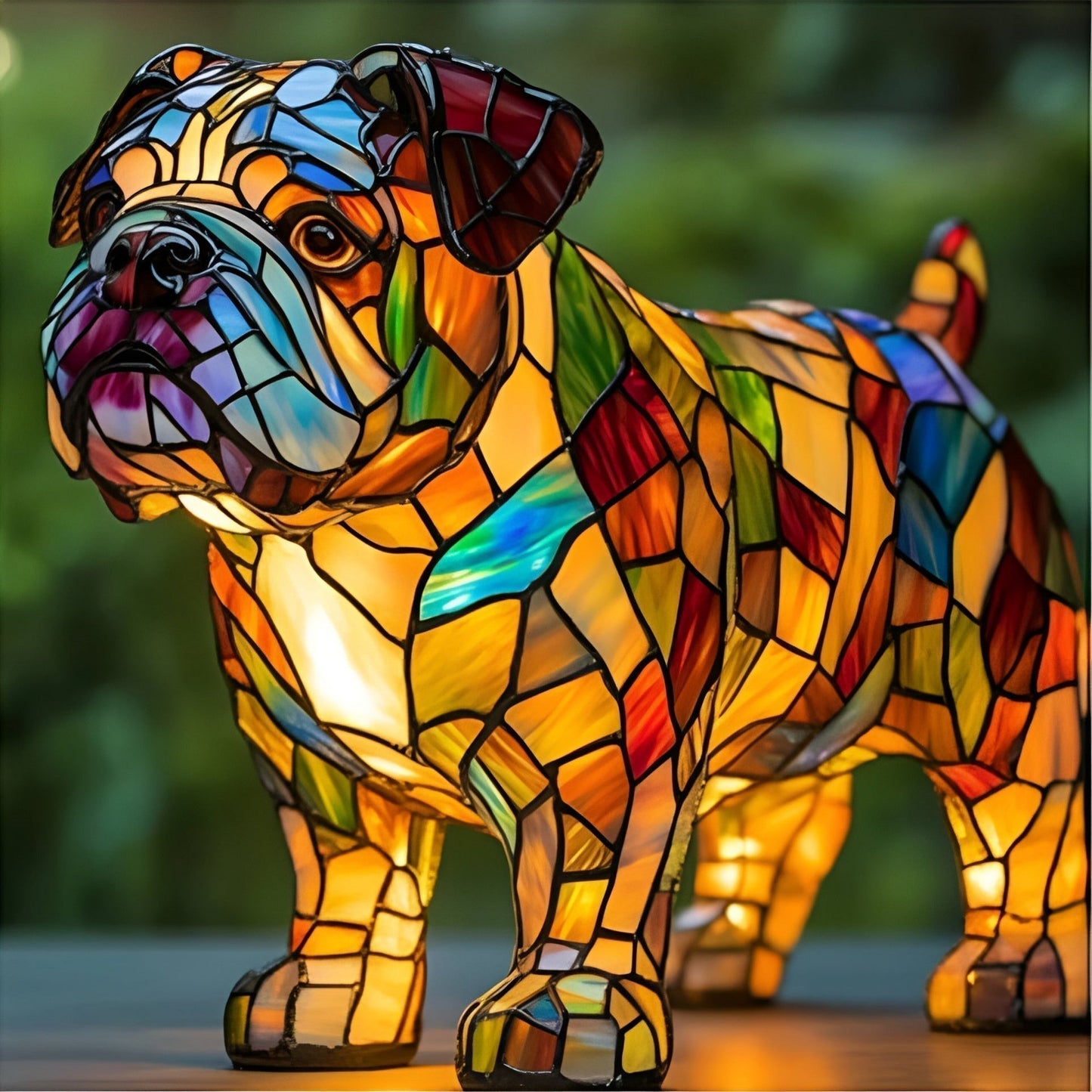 LUMIBULLDOG | VIBRANT COLOURED GLASS LAMP