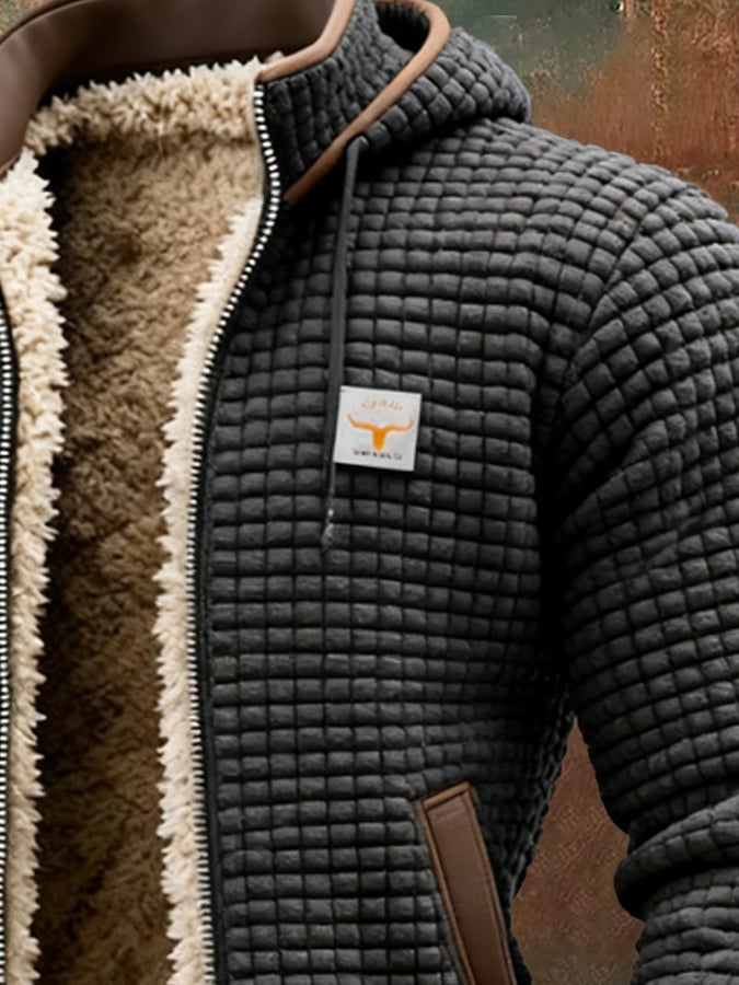 QUILTED FLEECE JACKET