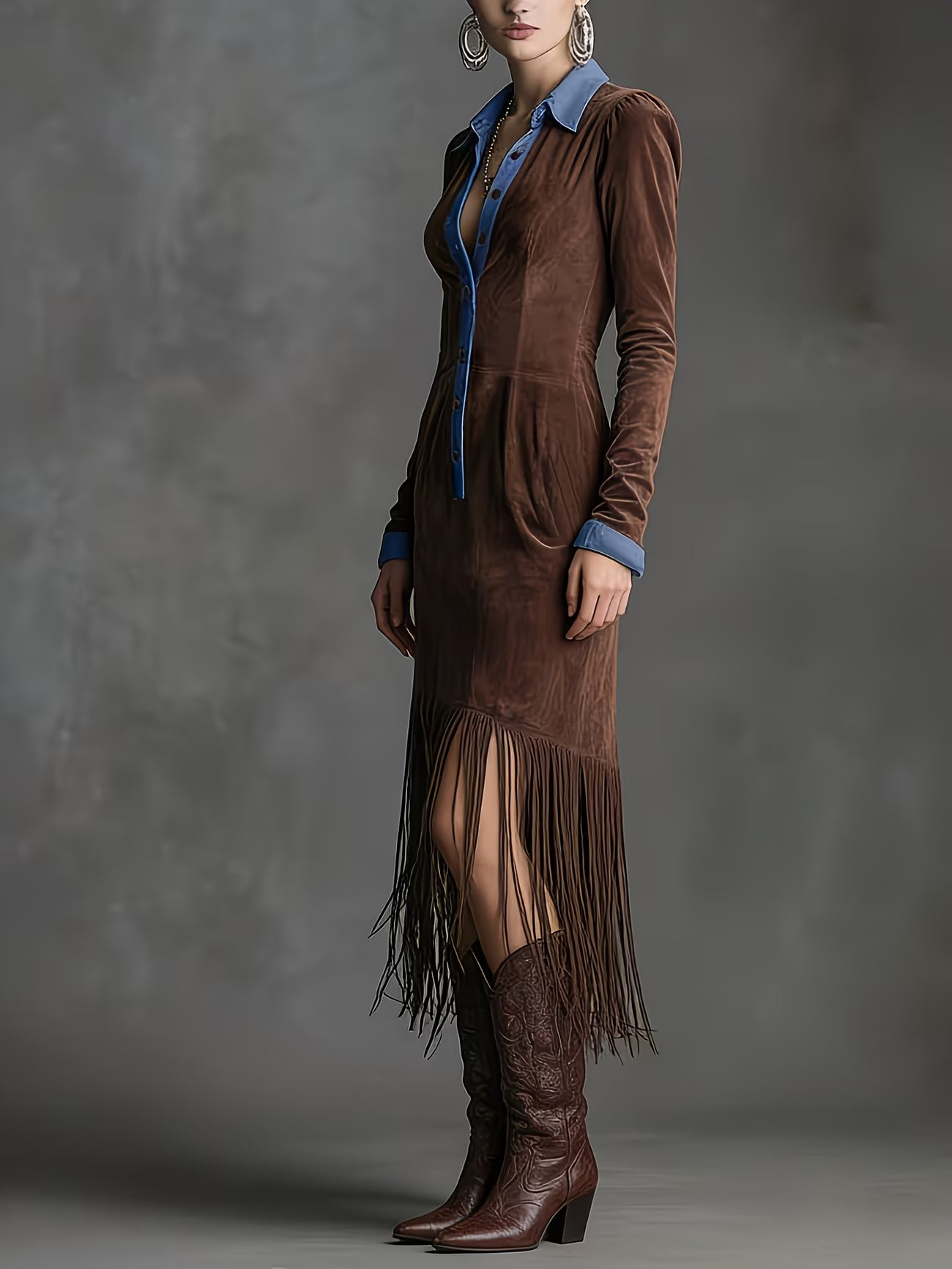 Zara | Vintage Western Style Dress