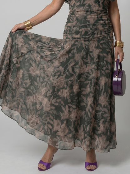 Calen™ | Off Shoulder Flow Midi Dress
