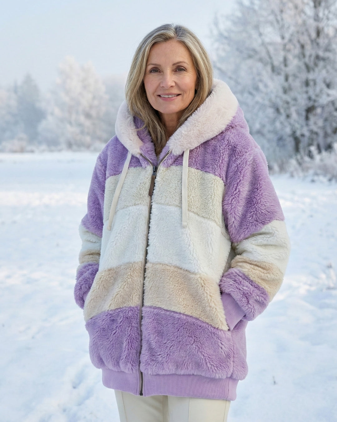 Coloured Plush Jacket