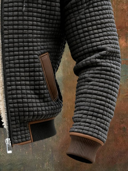 QUILTED FLEECE JACKET