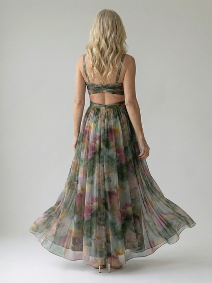 Isel™ | Soft Wrap Maxi Dress