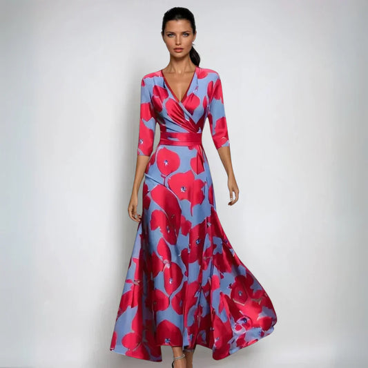 EMILIA | Elegant and Versatile Floral Dress