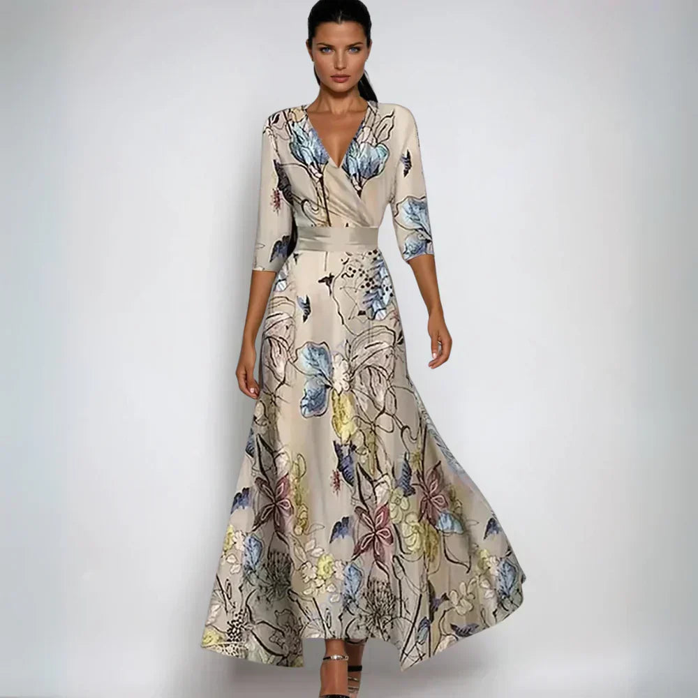EMILIA | Elegant and Versatile Floral Dress