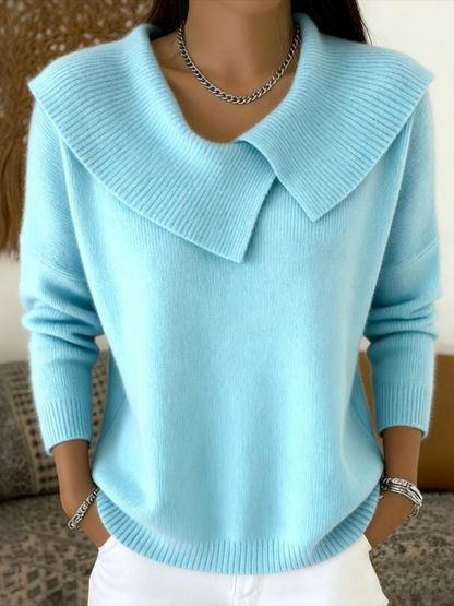 Sophie | Warm Jumper with Soft Collar