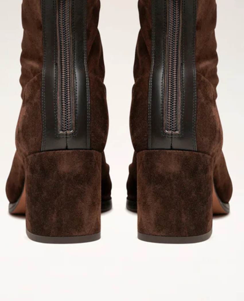 Victoria - Square Toe Heeled Boots