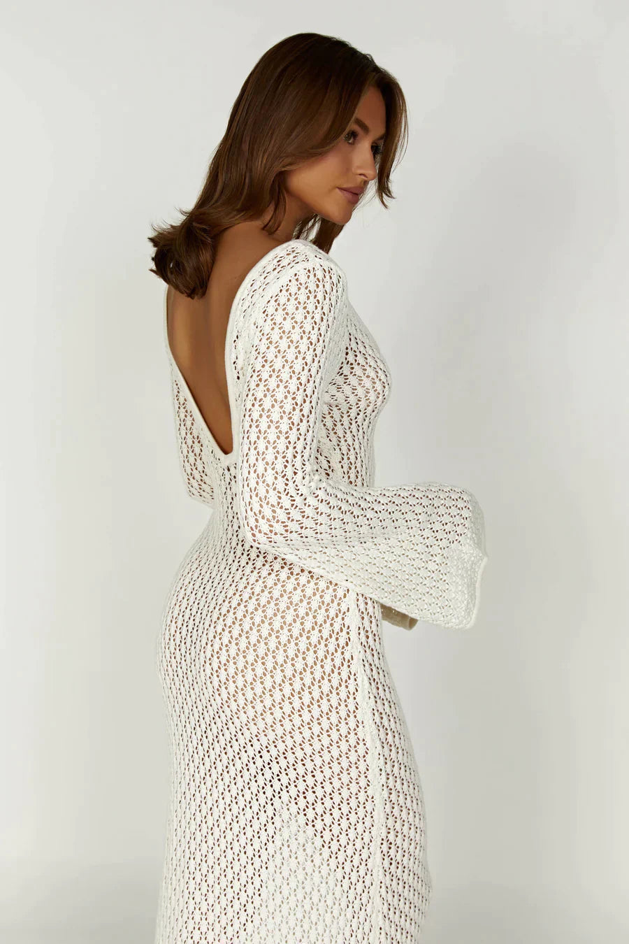 Riviera Crocheted Maxi Dress