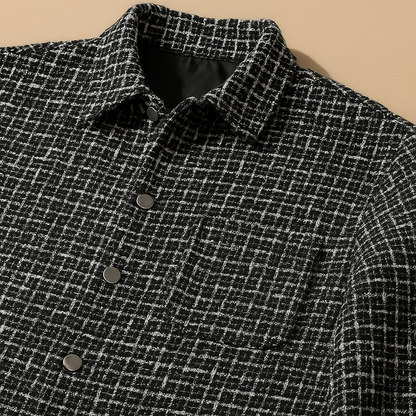 Houndstooth Tweed Shacket