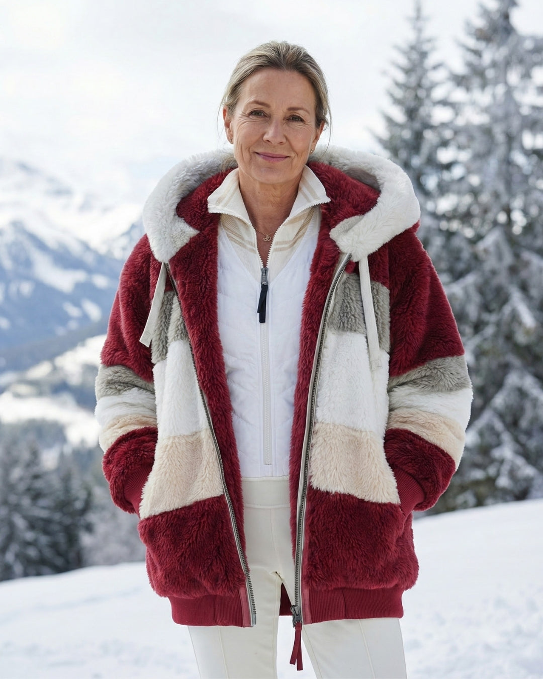 Coloured Plush Jacket