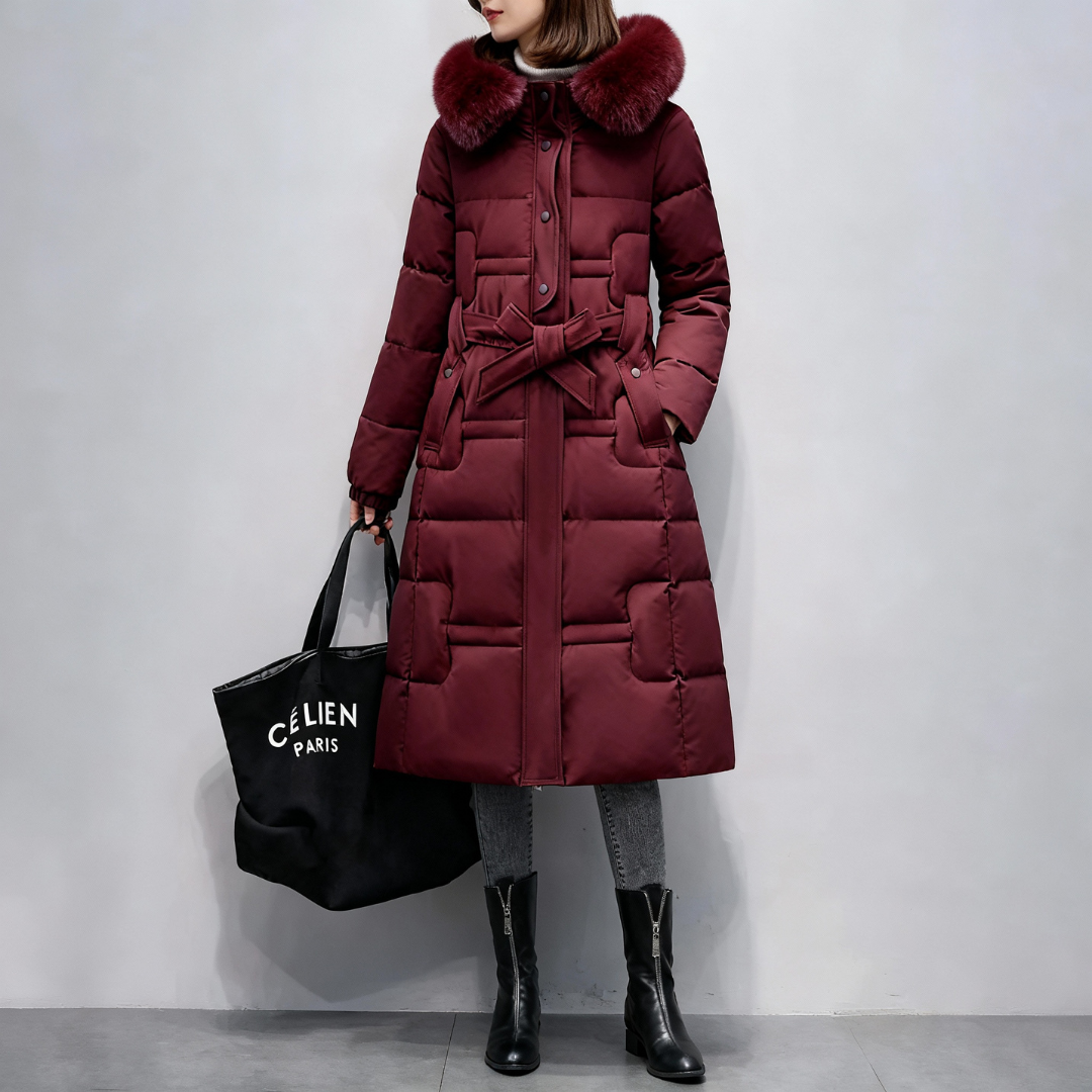 Fur Hooded Long Parka
