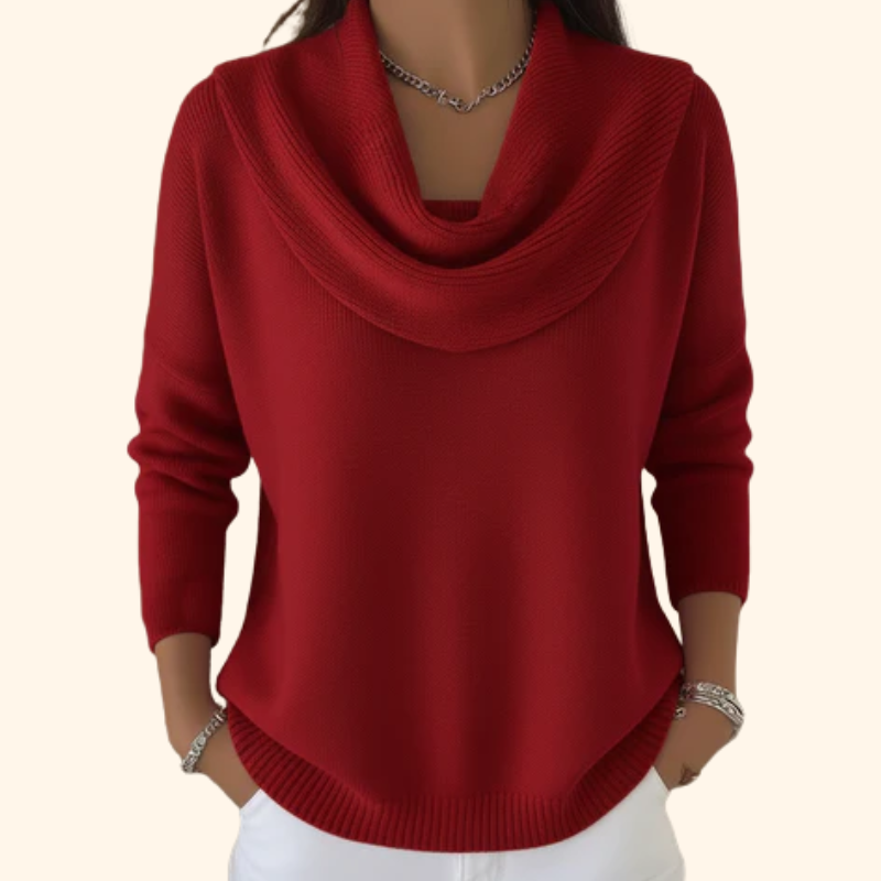 Victoire™ | Soft Jumper with Cowl Neck