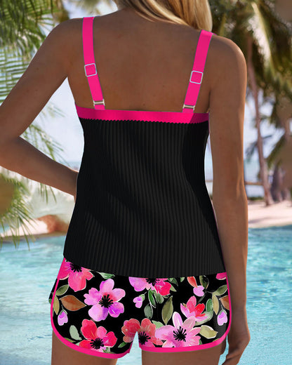 Two-Piece Tankini Beach Shorts