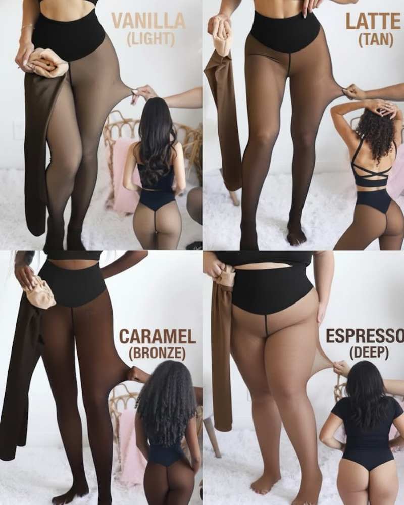 Translucent Fleece Lined Tights