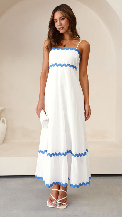 CLARA | LONG DRESS THAT HIGHLIGHTS SUMMER FEMININITY