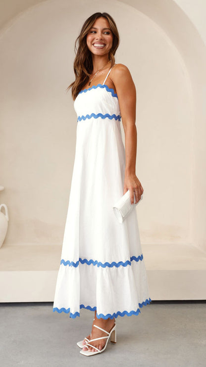 CLARA | LONG DRESS THAT HIGHLIGHTS SUMMER FEMININITY
