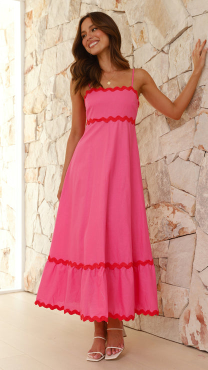 CLARA | LONG DRESS THAT HIGHLIGHTS SUMMER FEMININITY