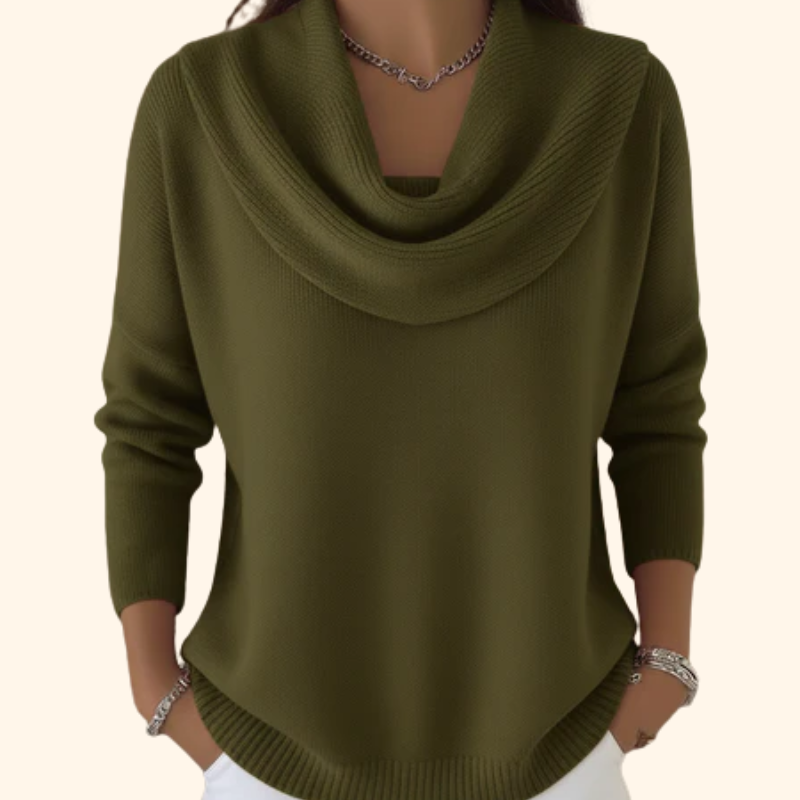 Victoire™ | Soft Jumper with Cowl Neck
