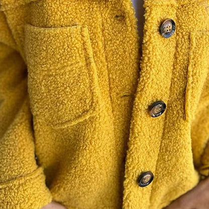 Elegant Short Jacket With Lapel