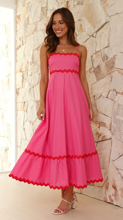 CLARA | LONG DRESS THAT HIGHLIGHTS SUMMER FEMININITY