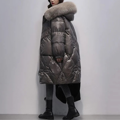 Fur Hooded Down Jacket