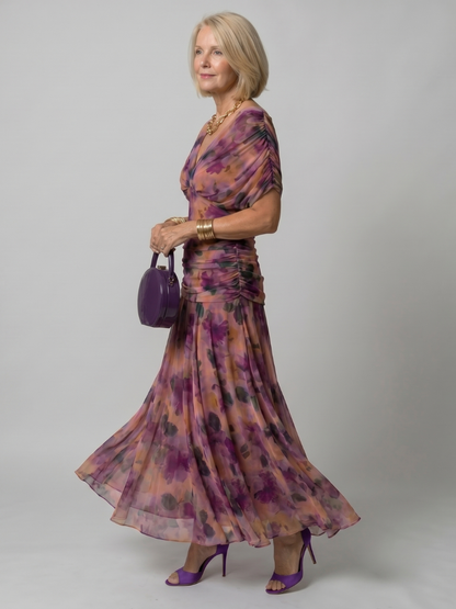 Calen™ | Off Shoulder Flow Midi Dress