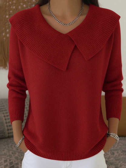 Sophie | Warm Jumper with Soft Collar
