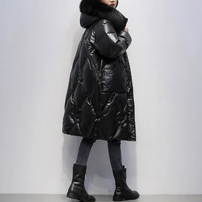 Fur Hooded Down Jacket