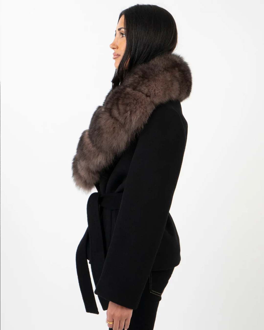Helene | Faux Fur Collar Jacket