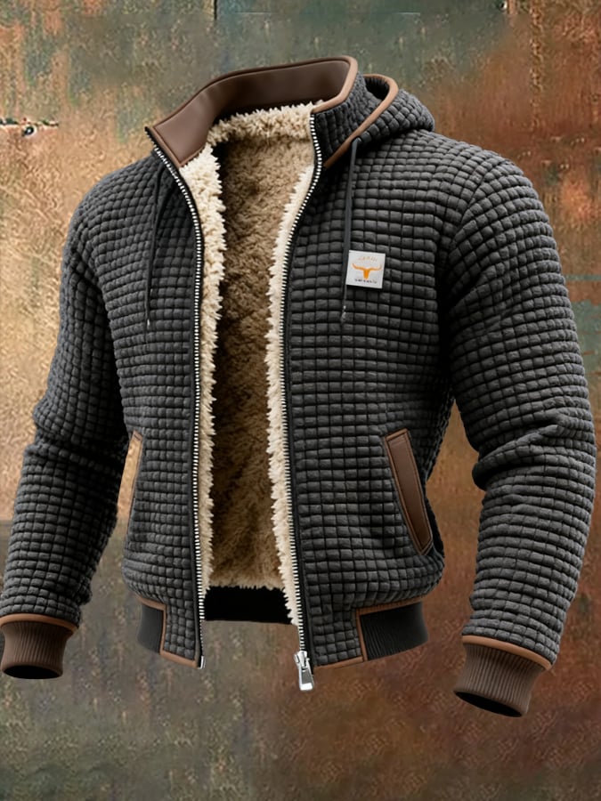 QUILTED FLEECE JACKET