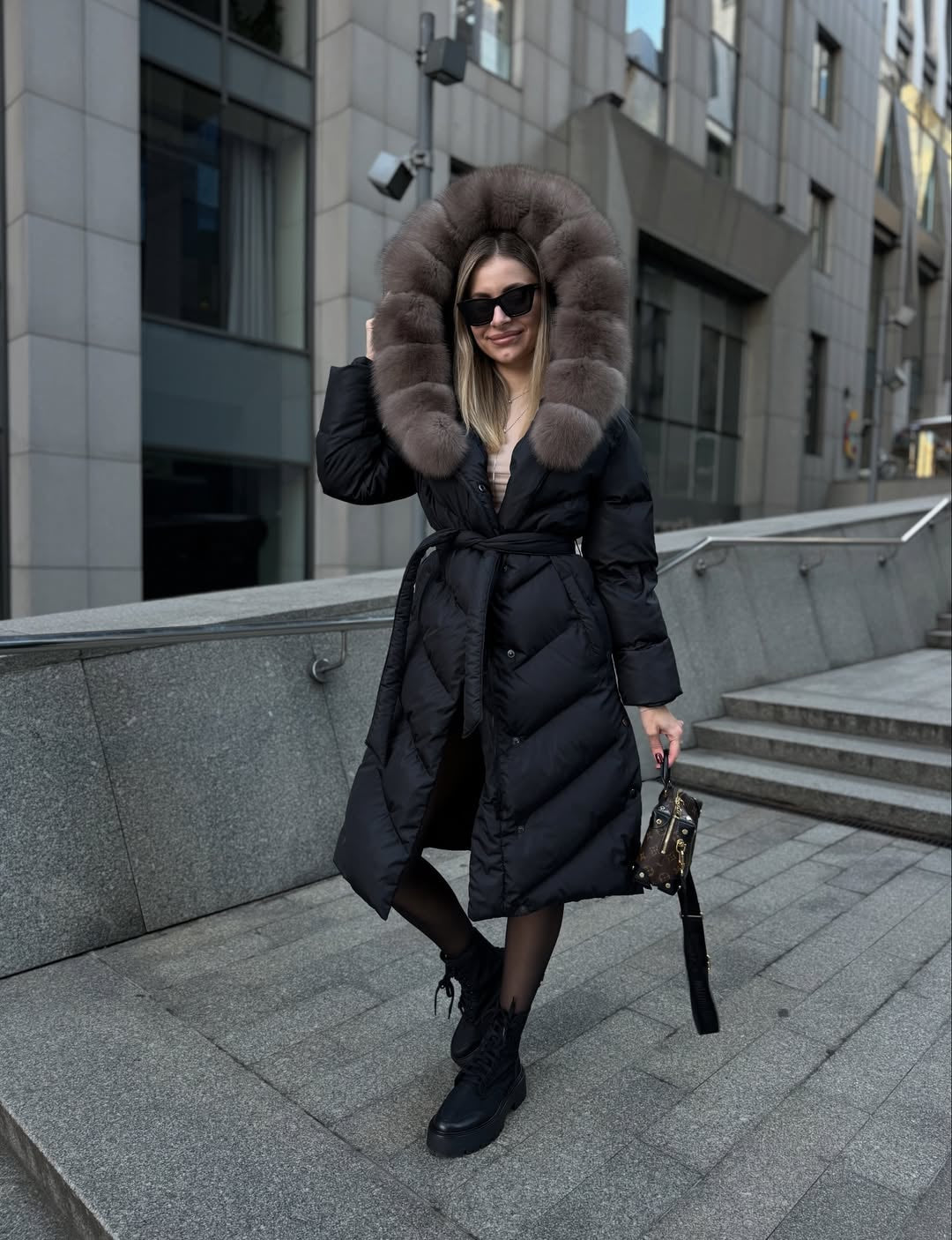 Christina | Elegant Casual Jacket with Faux Fur Collar