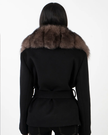 Helene | Faux Fur Collar Jacket