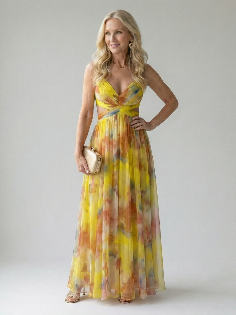 Isel™ | Soft Wrap Maxi Dress