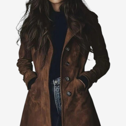 Sygrid™ – Elegant Long Coat for Timeless Warmth & Style