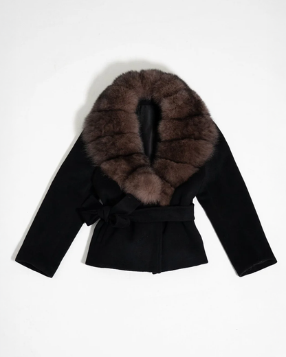 Helene | Faux Fur Collar Jacket
