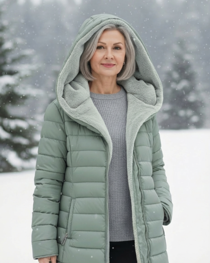 Fleece Lined Puffer Coat