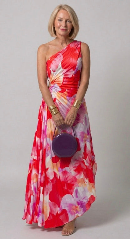 Celeste™ | Vibrant Tropical Evening Dress