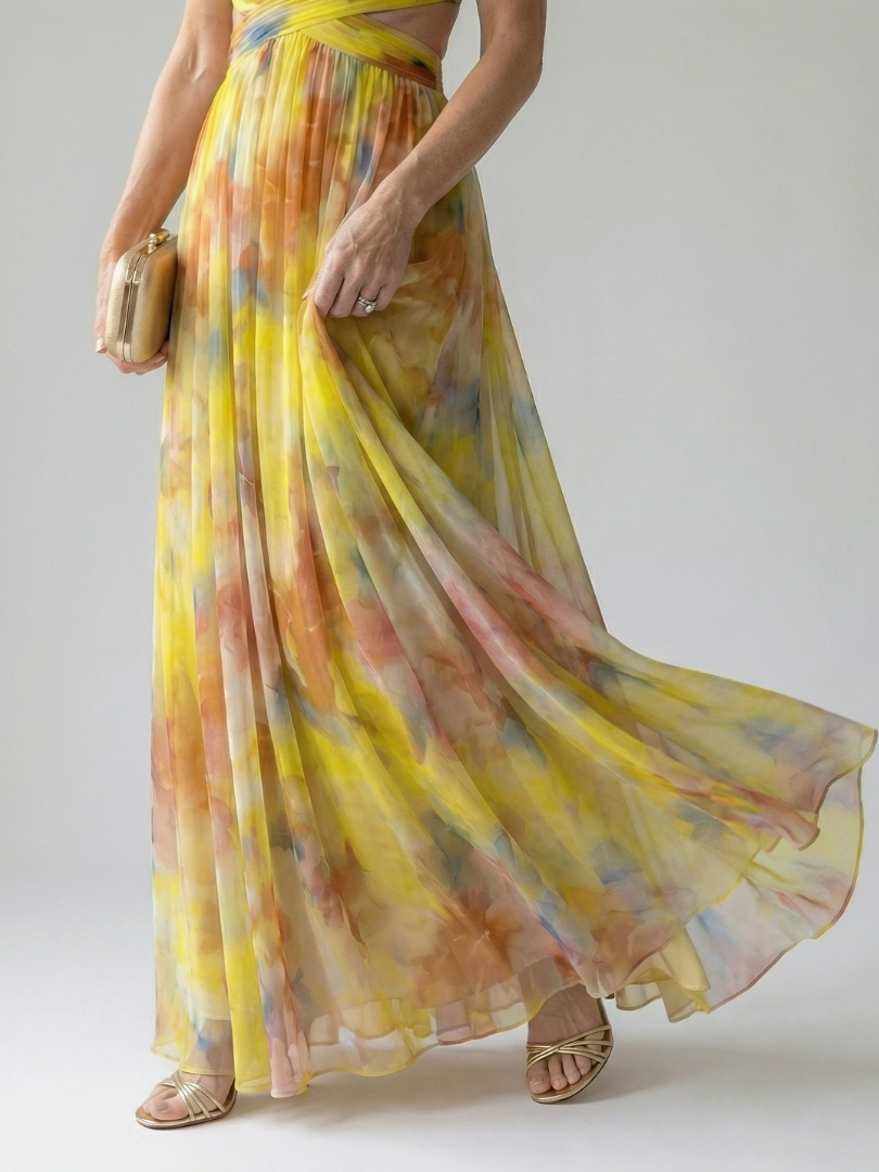 Isel™ | Soft Wrap Maxi Dress