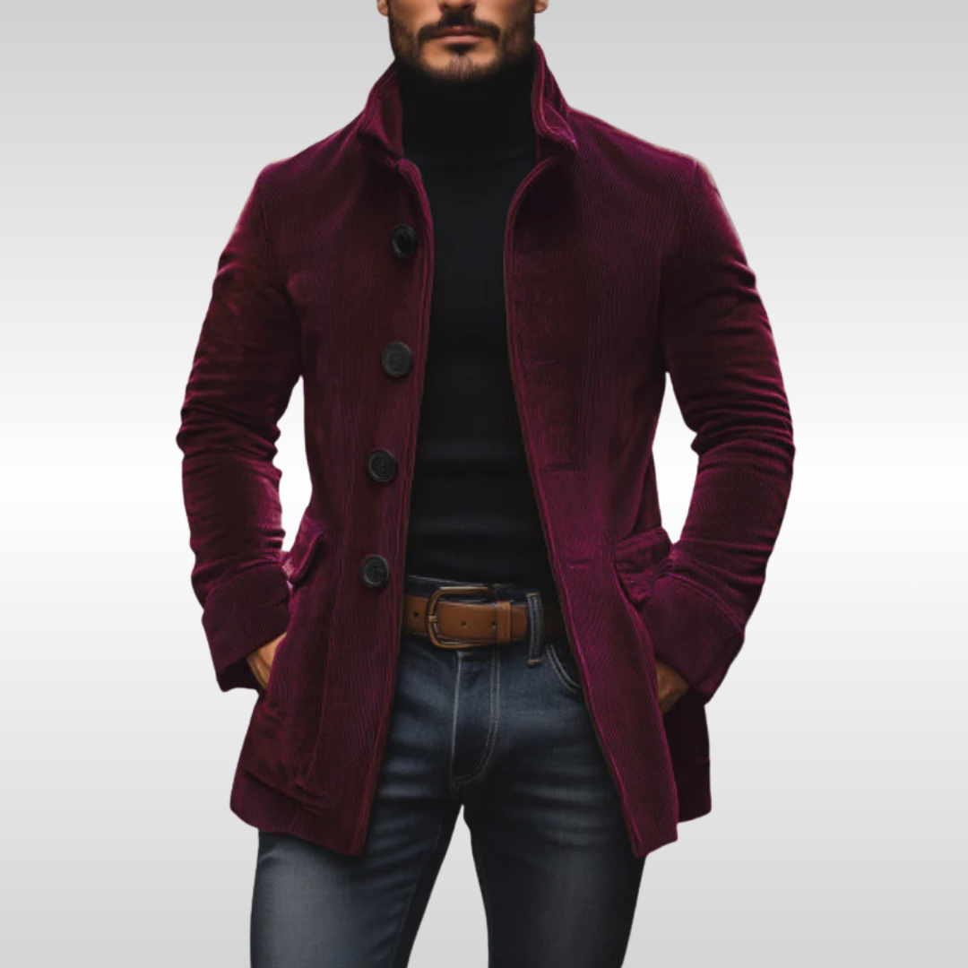 Elegant Men's Cord Jacket – Style Meets Comfort