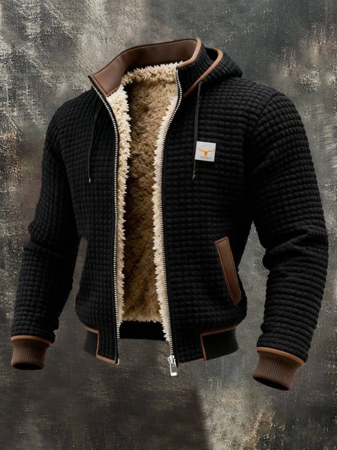 QUILTED FLEECE JACKET