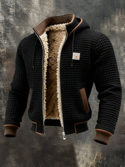 QUILTED FLEECE JACKET
