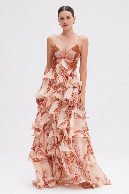Floria Cascade Dress
