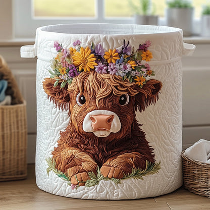 Highland Charm | Quilted Storage Basket