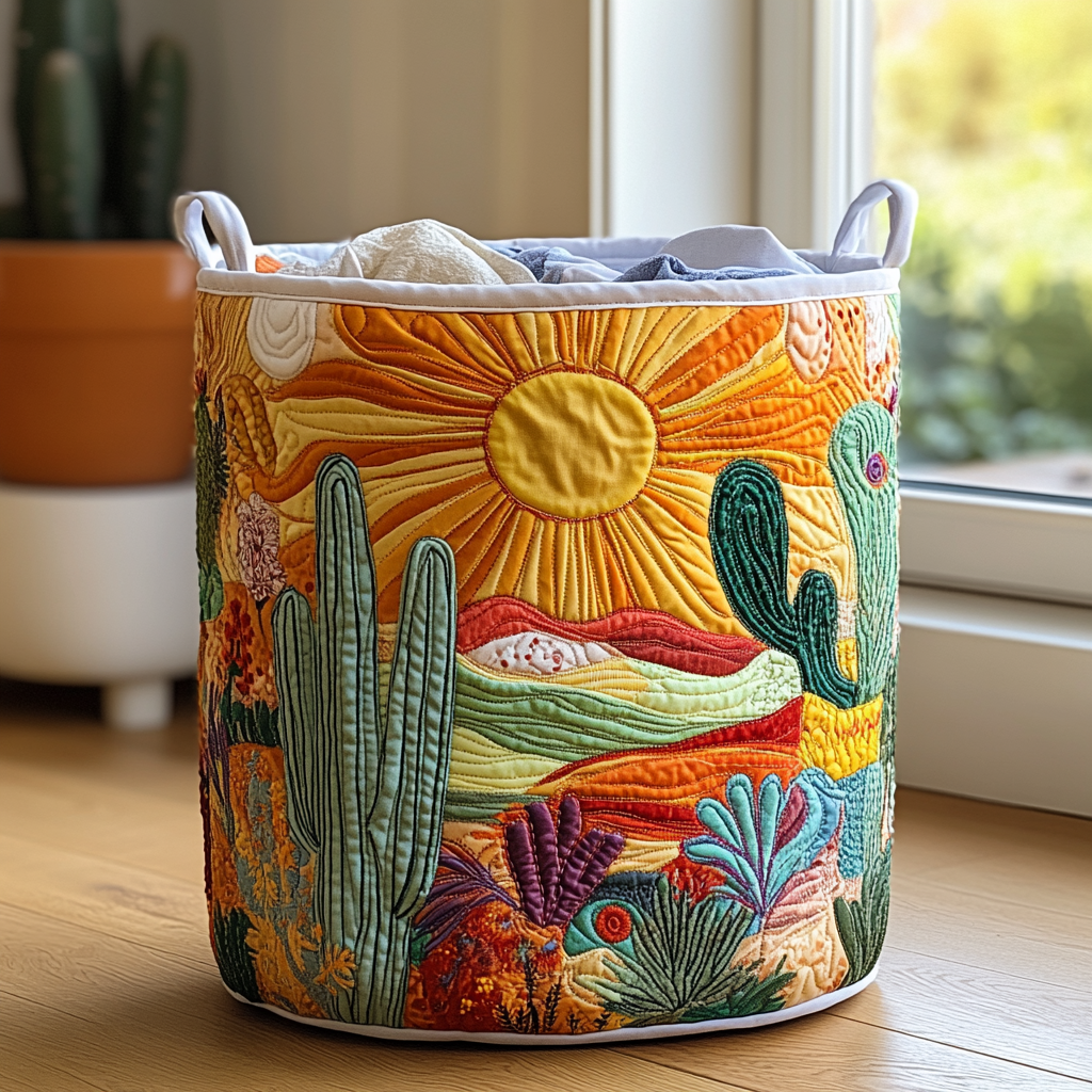Sunshine | Quilted Storage Basket