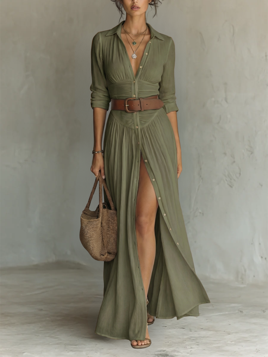 Grace™ Linen Maxi Dress