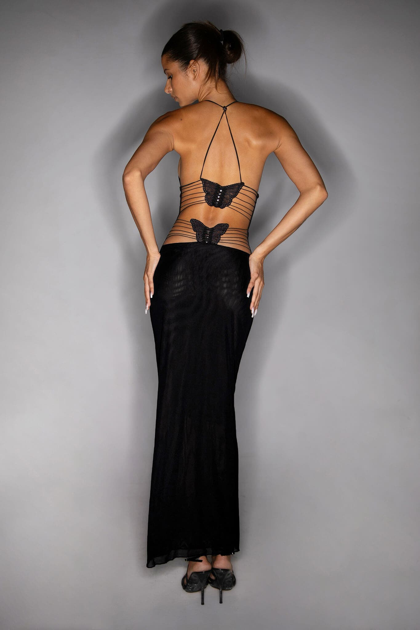 Vanessa Maxi Dress with Open Back