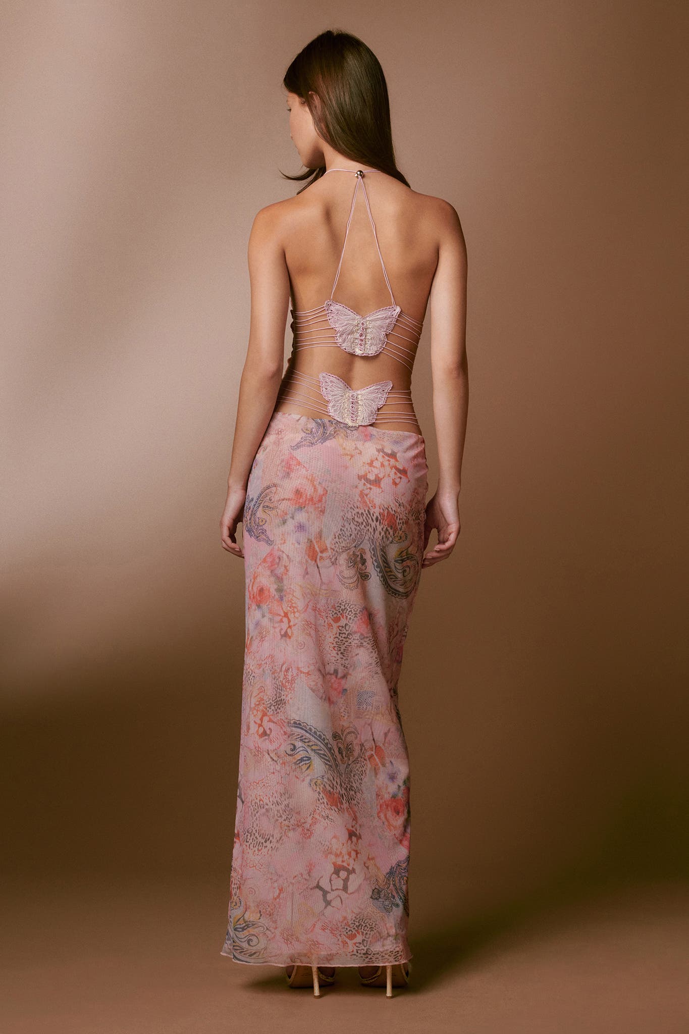 Vanessa Maxi Dress with Open Back