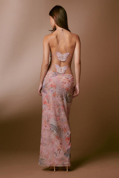 Vanessa Maxi Dress with Open Back